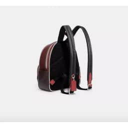 COACH Mini Court Backpack In Colorblock With Ski Speed Graphic thumbnail 2
