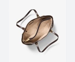 Michael Kors Outlet Voyager Large Color-Block Metallic Signature Logo Tote Bag thumbnail 2