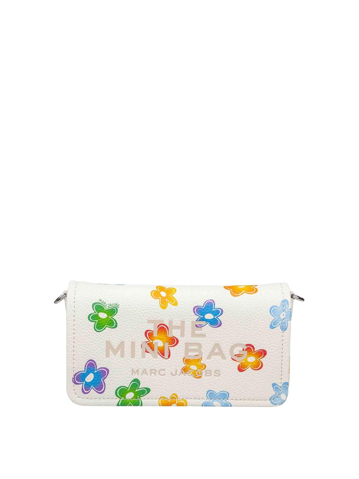 Marc Jacobs The mini bag in leather with flowers print