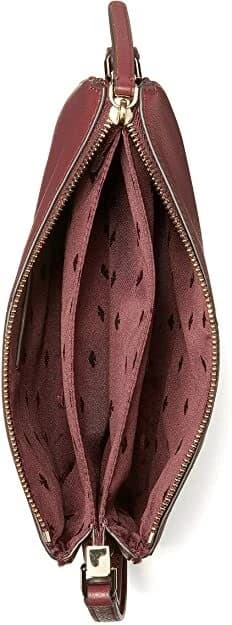 KATE SPADE Jackson Triple Gusset Cherrywood Leather Crossbody thumbnail 2