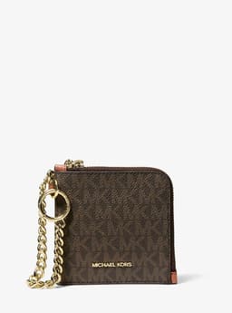 MICHAEL KORS Jet Set Travel Signature Logo Chain Wallet thumbnail 1