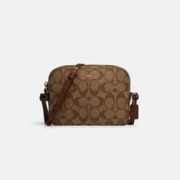 COACH Mini Camera Bag In Signature Canvas thumbnail 1