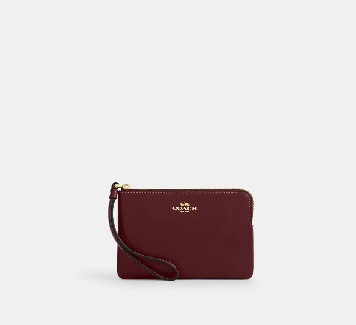 COACH Corner Zip Wristlet